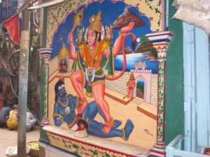 Hanuman, Bajarangi, Mahavira, Wandbild