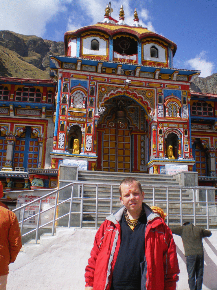 Narada am Badrinath Tempel 2010