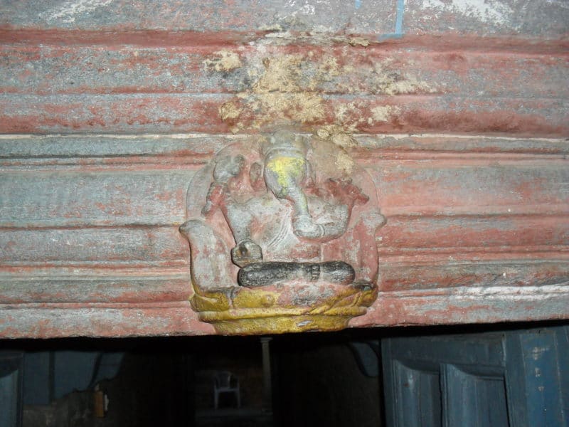 Ganesha als Schutz am Tempeleingang