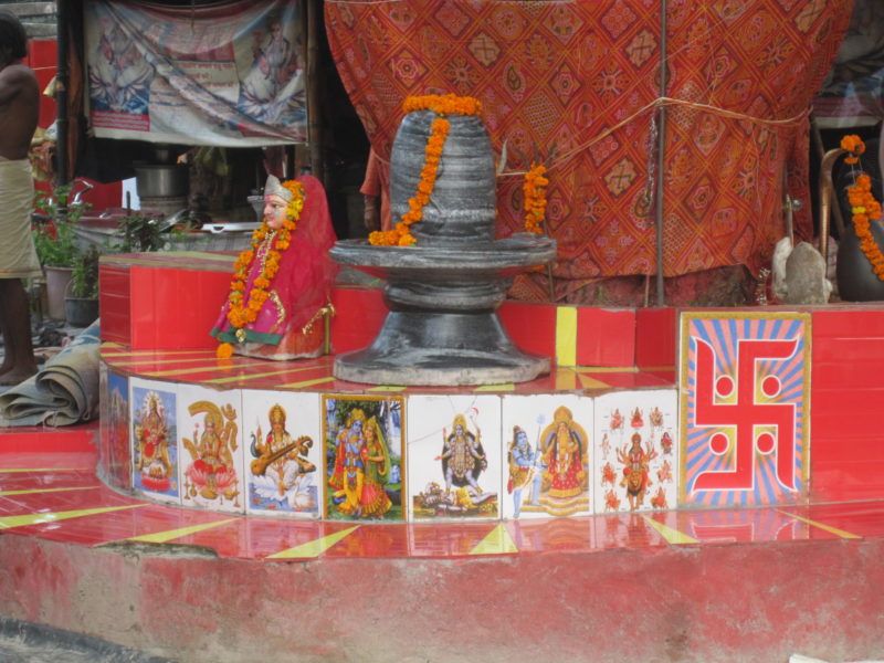 Altar in Haridwar an der Ganga